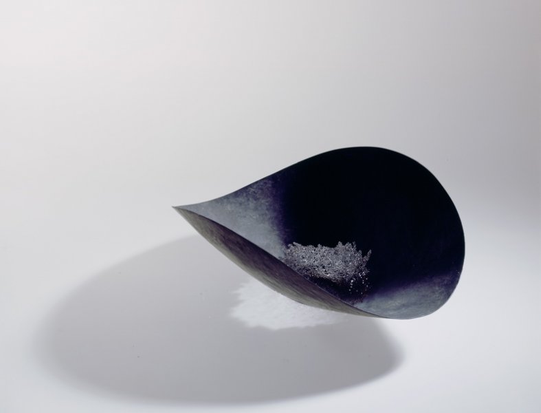 Piece -- materials: silver, patinated; dimensions: 31 x 23 x 10 h cm;