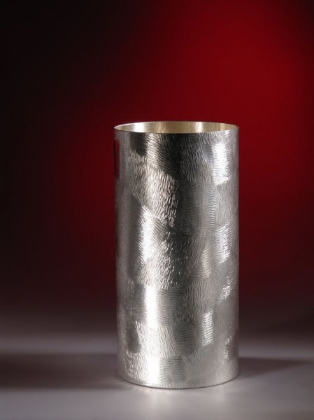 Piece -- materials: silver; dimensions: diameter 9.5, 19 h cm;