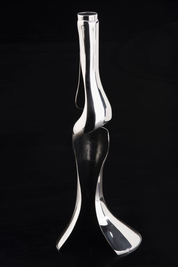 Piece -- materials: silver, partly patinated; dimensions: h 30 cm;