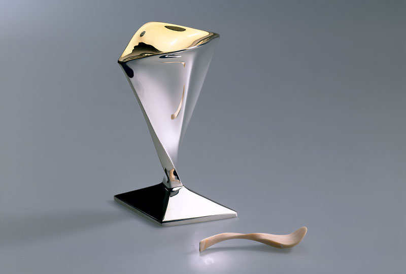 Piece -- materials: silver, partly gilded; dimensions: 12h;