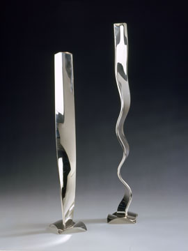 Piece -- materials: silver; dimensions: 60h, 50h;